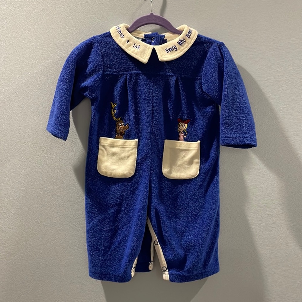 Dr. Seuss Grinch Christmas pajamas 6/9 months
